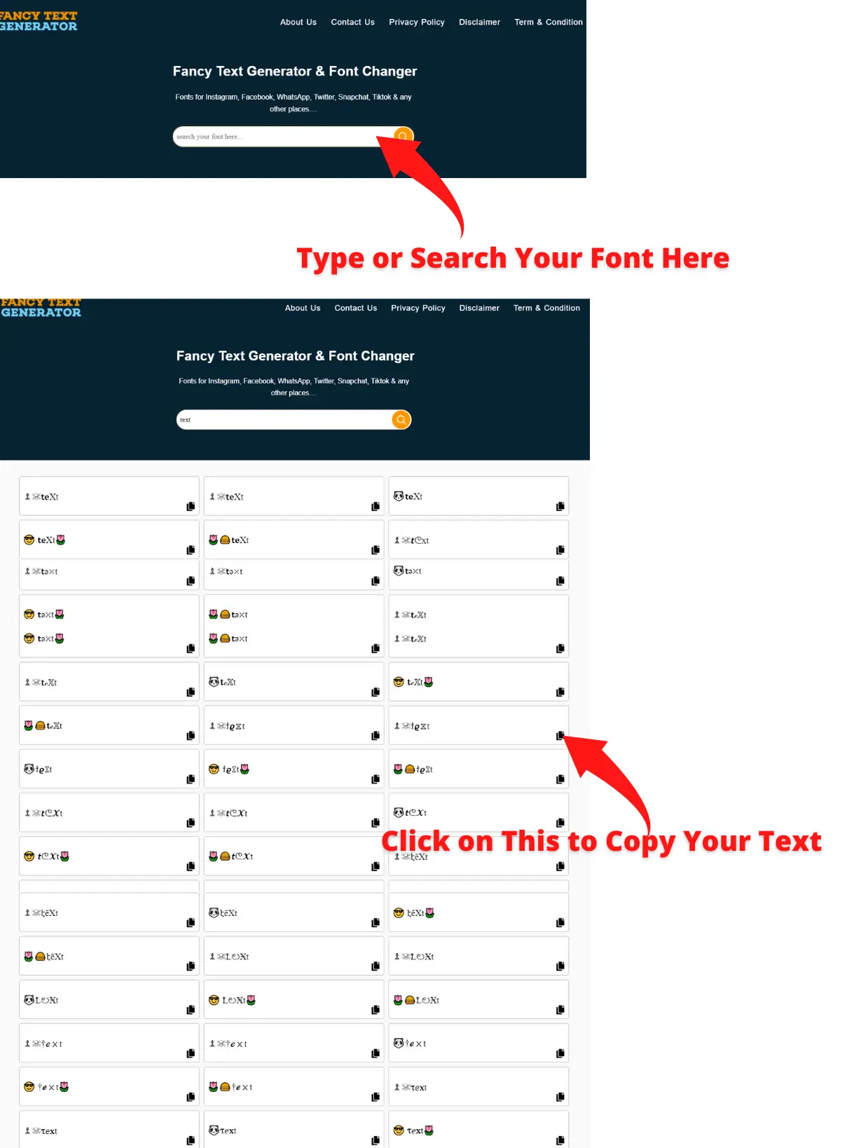 Fancy Text Generator Font Changer Cool Font Generator - weird text generator for roblox